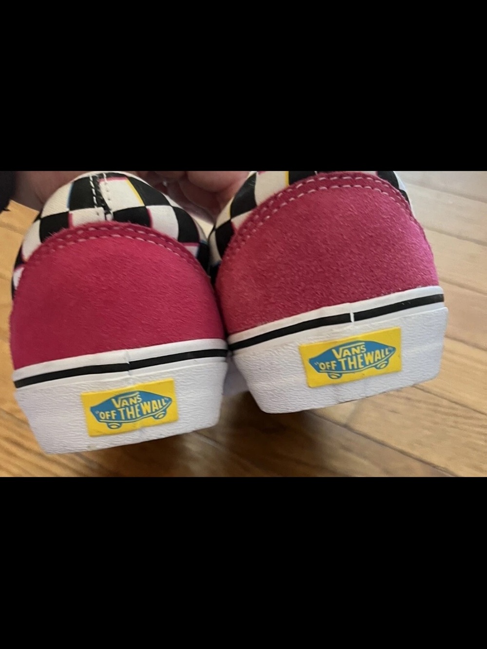Vans Checkerboard Teal & Yellow Low-Top Sneakers women’s 9.5 men’s 8 Skater - Picture 6 of 6